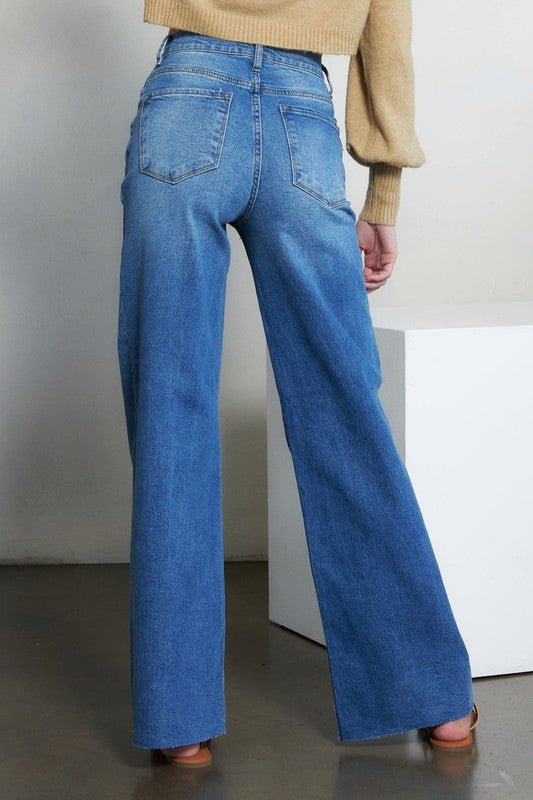 High Waisted Wide Leg Jeans